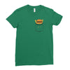 Pocket Burger Ladies Fitted T-Shirt