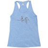 toy fiction pulp story funny Racerback Tank