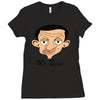 mr bean Ladies Fitted T-Shirt