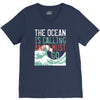 the ocean is calling V-Neck Tee