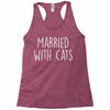 married with cats Racerback Tank