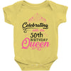 celebrating with the 70th birthday king t shirts Baby Bodysuit