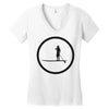 woman single Women's V-Neck T-Shirt