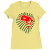 africa lion power cool Ladies Fitted T-Shirt