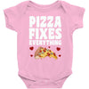 pizza fixes everything Baby Bodysuit