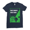 Make Sundays Great Again Shirt Ladies Fitted T-Shirt