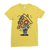 pizza Ladies Fitted T-Shirt