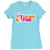 damn fine Ladies Fitted T-Shirt