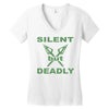 silent but deadly Women's V-Neck T-Shirt