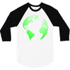 Earth Themed Funny 3/4 Sleeve Shirt