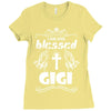I Am One Blessed Gigi Ladies Fitted T-Shirt
