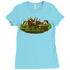 risky business Ladies Fitted T-Shirt