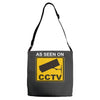 as seen on cctv chav rude,funny,cool,modern,fun Adjustable Strap Totes