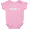 five nights at freddy's pizzeria security Baby Bodysuit