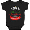 have a merry christmas and a happy new year Baby Bodysuit
