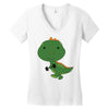 Cute Dinosaur Women's V-Neck T-Shirt