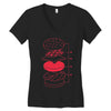 cheeseburger Women's V-Neck T-Shirt