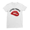 latina power bite Ladies Fitted T-Shirt
