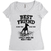 Best Friend Doberman Women's Triblend Scoop T-shirt