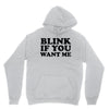 blink if you want me Youth Hoodie