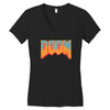 Wtf Doom Women's V-Neck T-Shirt