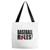baseball rules Tote Bags