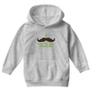 mustache pinch Youth Hoodie