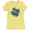 skull pops Ladies Fitted T-Shirt