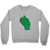 rude zombie Crewneck Sweatshirt
