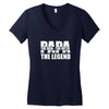 PAPA The Man The Myth The Legend T-Shirt T-Shirt Women's V-Neck T-Shirt