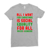 all i want for christmas Ladies Fitted T-Shirt