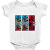 rock, paper, dragon Baby Onesie