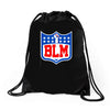 blm! take a knee Drawstring Bags