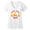 This Girl Loves Her Collie Women's V-Neck T-Shirt