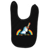 rainbow chainsaw massacre Baby Bibs