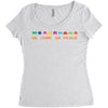 we come in peace Women's Triblend Scoop T-shirt