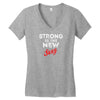 Strong Is The New Sexy Women's V-Neck T-Shirt