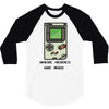 gameboy 3/4 Sleeve Shirt