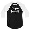 vegan feminist 3/4 Sleeve Shirt