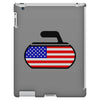 usa curling iPad 3 and 4 Case