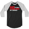 gay by birth, fabulous by choice 3/4 Sleeve Shirt