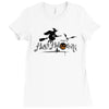 happy halloween Ladies Fitted T-Shirt