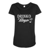 drinko Maternity Scoop Neck T-shirt
