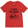 i love when my wife lets me buy another bike V-Neck Tee