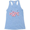 breast cancer hope Racerback Tank