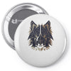 polygon wolf Pin-back button