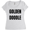 golden doodle Women's Triblend Scoop T-shirt
