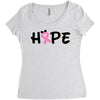 hope minnie mouse Women's Triblend Scoop T-shirt