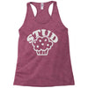 stud muffin cool awesome Racerback Tank