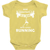 who loves running Baby Bodysuit